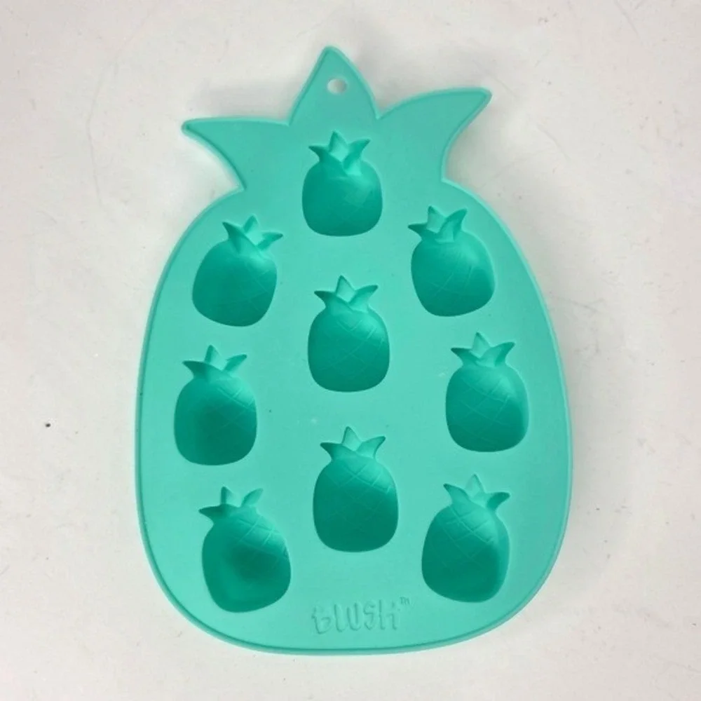 Pineapple Silicone Candy Mold Ice Cube Soap Tray Crafting Summer Fruit Cocktails